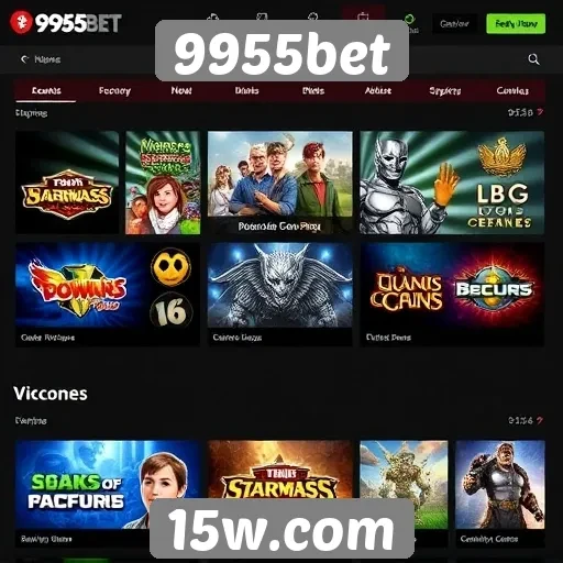 Comparação de jogos disponíveis na 9955bet