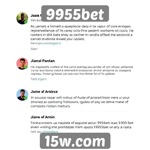 Feedback de usuários sobre a plataforma 9955bet